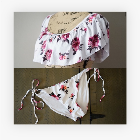 Floral Swim Suit - Picture 1 of 9